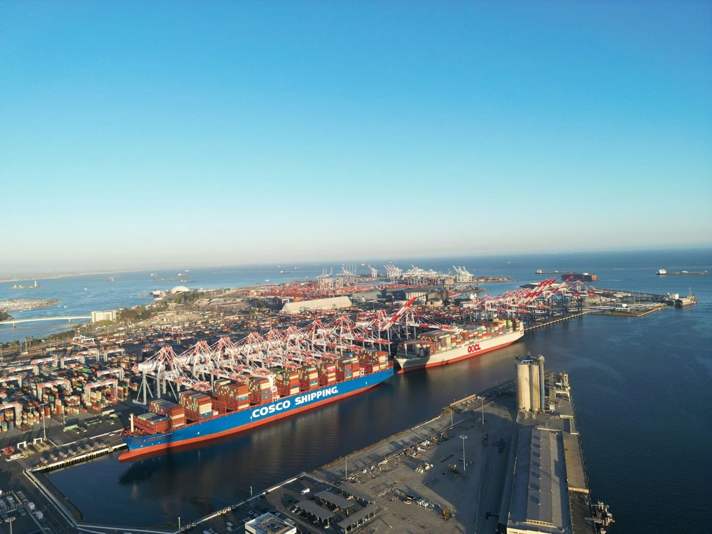 Arriving at port